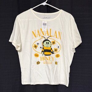 Nanalan Cream Honey Graphic T-Shirt